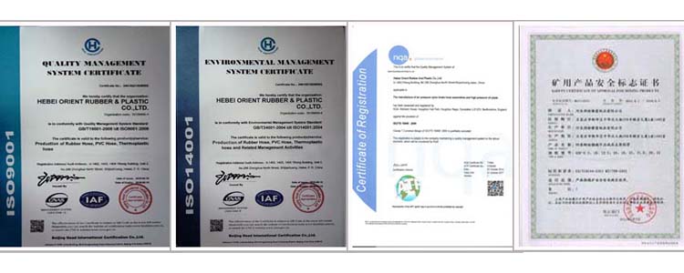 certification of composite hose
